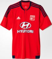 Lyon Away Soccer Jersey 2015-16 Red