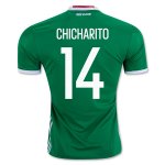 Mexico Home Soccer Jersey 2016 CHICHARITO #14