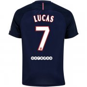 PSG Home Soccer Jersey 2016-17 7 LUCAS