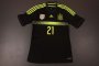 14-15 SPAIN SILVA #21 AWAY SOCCER JERSEY