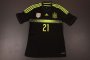 14-15 SPAIN SILVA #21 AWAY SOCCER JERSEY