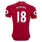 Liverpool Home Soccer Jersey 2016-17 18 MORENO