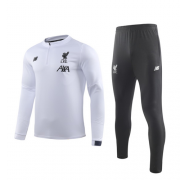 Liverpool White Zipper Sweat Shirt Kit 19/20 (Top+Trouser)