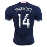 New England Revolution Home Soccer Jersey 2016-17 FAGUNDEZ 14