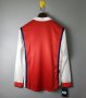 Retro Arsenal Home Long Sleeve Soccer Jersey 1998
