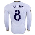 LA Galaxy LS Home Soccer Jersey 2016-17 GERRARD 8