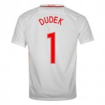 Poland Home Soccer Jersey 2016 Dudek 1