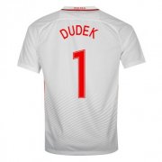 Poland Home Soccer Jersey 2016 Dudek 1