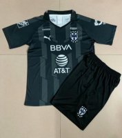 Children Monterrey Third Away Soccer Suits 2020 Shirt and Shorts