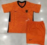 Children Netherlands Home Soccer Suits 2020 Shirt and Shorts