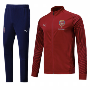 18-19 Arsenal Jacket Red and Pants