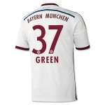 Bayern Munich 14/15 GREEN #37 Away Soccer Jersey