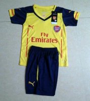 Kids Arsenal 14/15 Away Soccer kit(shirt+shorts)