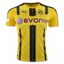 Borussia Dortmund Home Soccer Jersey 2016-17 AUBAMEYANG 17