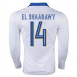 Italy Away Soccer Jersey 2016 14 El Shaarawy LS