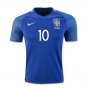 Brazil Away Soccer Jersey 2016 NEYMAR JR 10