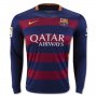 Barcelona LS Home 2015-16 A. INIESTA #8 Soccer Jersey