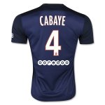 Paris Saint-Germain(PSG) CABAYE #4 Home Soccer Jersey 2015-16