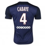 Paris Saint-Germain(PSG) CABAYE #4 Home Soccer Jersey 2015-16