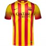 13-14 Barcelona #22 DANI ALVES Away Soccer Jersey Shirt