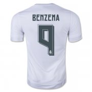 Real Madrid Home Soccer Jersey 2015-16 BENZEMA #9