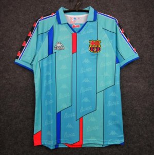 Retro Barcelona Away Blue Soccer Jerseys 1996/97 [B20207205]