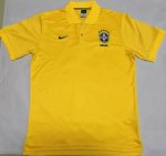Brazil Yellow Polo Shirt 2016-17