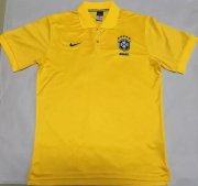 Brazil Yellow Polo Shirt 2016-17