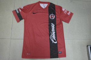 13-14 Club Tijuana Home Red Soccer Jersey Shirt