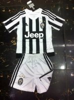 Kids Juventus Home Soccer Kits 2015-16 (Shirt+Shorts)