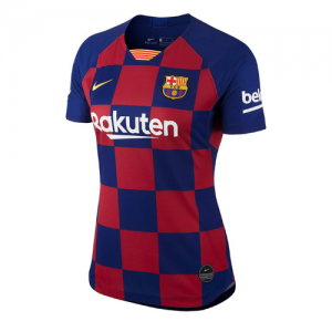 19-20 Barcelona Home Blue&Red Women\'s Jersey Shirt