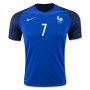 France Home Soccer Jersey 2016 GRIEZMANN #7