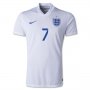 2014 England BECKHAM #7 Home Soccer Jersey