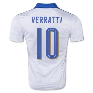 Italy Away Soccer Jersey 2016 VERRATTI #10