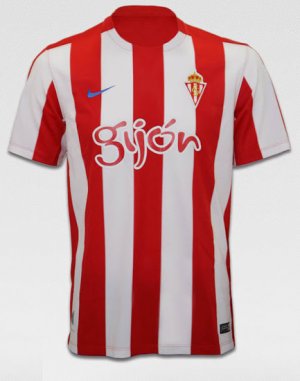 Sporting Gijon Home Soccer Jersey 16/17