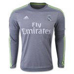 Real Madrid Away Soccer Jersey 2015-16 LS