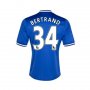 13-14 Chelsea #34 Bertrand Blue Home Soccer Jersey Shirt