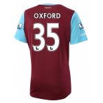 West Ham Home Soccer Jersey 2015-16 OXFORD #35
