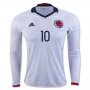 Colombia LS Home Soccer Jersey 2016 JAMES 10