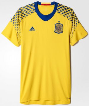 Spain Away Goalkeeper Soccer Jersey 2016 Euro