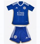 Leicester City Children Home Soccer Kit 2023/24