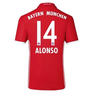 Bayern Munich Home Soccer Jersey 2016-17 ALONSO 14