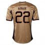 13-14 AC Milan #22 KAKA Away Golden Jersey Shirt