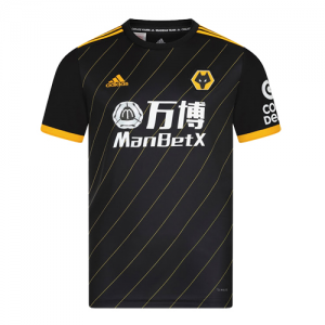 Wolverhampton Wanderers 19/20 Away Black Soccer Jerseys Shirt