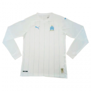 19/20 Marseilles Home White Long Sleeve Jerseys Shirt