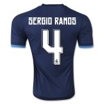 Real Madrid Third Soccer Jersey 2015-16 SERGIO RAMOS #4