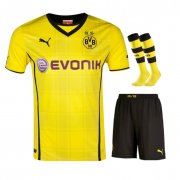 13-14 Borussia Dortmund Home Whole Kit(Shirt+Short+Socks)