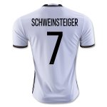 Germany Home Soccer Jersey 2016 SCHWEINSTEIGER #7