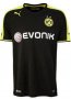 13-14 Borussia Dortmund #17 Aubameyang Away Black Jersey Shirt