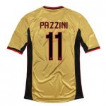 13-14 AC Milan #11 Pazzini Away Golden Jersey Shirt